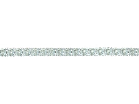 18K White Gold Diamond Tennis Bracelet 8.28ct
