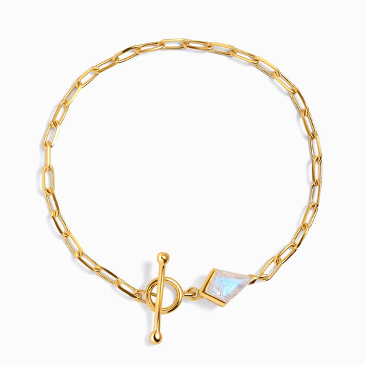 Moonstone Widelink Bracelet - Heroine T-Lock